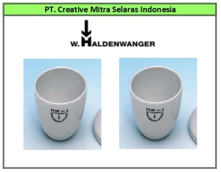 PORCELAIN WARE Crucible, Medium Form crucible medium form 1