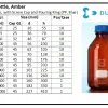 GLASSWARE Laboratory Bottle, Amber 1 laboratory_bottle_amber