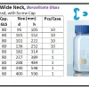 GLASSWARE Laboratory Bottle, Wide Neck, Clear 1 laboratory_bottle_wn_clear