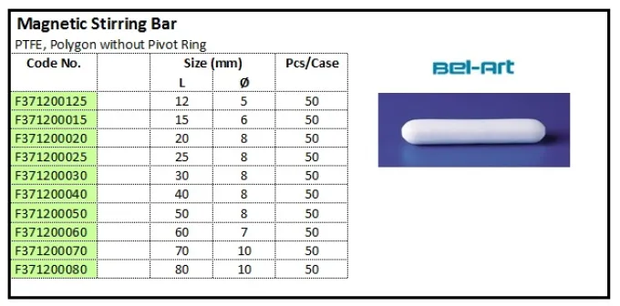 TOOLS Magnetic Stirring Bar - Polygon magnetic stirring bar polygon